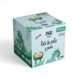PAR PETS CAT PACK PATÉ DE POLLO Y PAVITA 160Gr (12 Unidades)