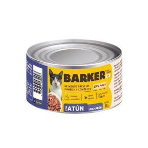 BARKER LATA CON ATÚN Y CAMARÓN 85gramos