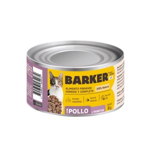 BARKER LATA CON POLLO Y VAINITAS 85gramos