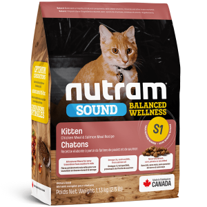 NEW S1 NUTRAM SOUND KITTEN 5.4 KG