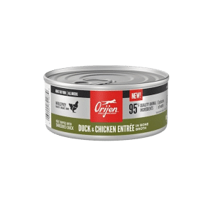 ORIJEN CAT ADULT DUCK & CHICKEN ENTREE IN BONE BROTH 155GR