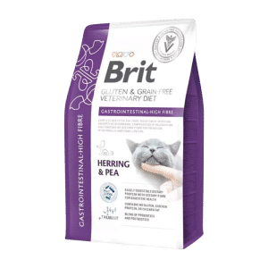 BRIT GF VET DIETS CAT GASTROINTESTINAL HIGH FIBRE 2KG