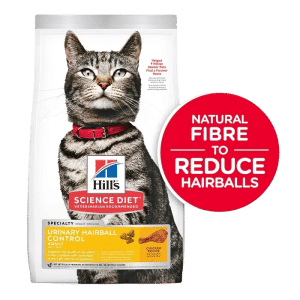 HILLS SD FELINE ADULT URINARY & HAIRBALL CONTROL 3.5 LB (1.58 KG)