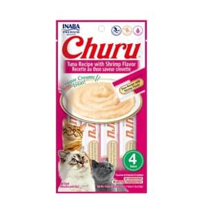 CHURU CAT TUNA WITH SHRIMP 14GR/ 4 TUBES