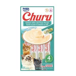 CHURU CAT CHICKEN/CRAB 14GR/4 TUBES